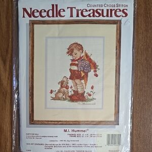 Vintage Needle Treasures Counted Cross Stitch Kit M.I. Hummel